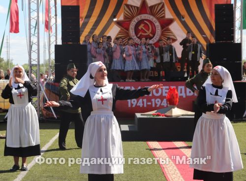 В Азнакаево торжественно отметили День Победы