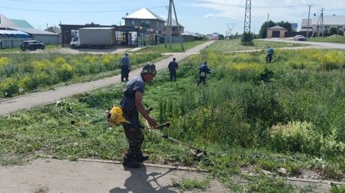 Яңа Юл бистәсе халкы өмәгә чыкты