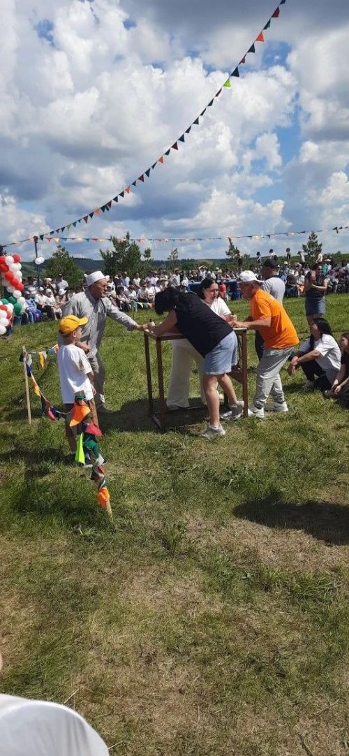 На Сабантуе в Куктяке и парились, и рыбу ловили