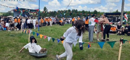 Күктәкә Сабан туенда мунча да керделәр, балык та тоттылар