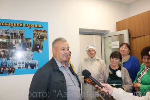 Азнакаевские ветераны в гостях у пожарных: тёплая встреча в части № 24