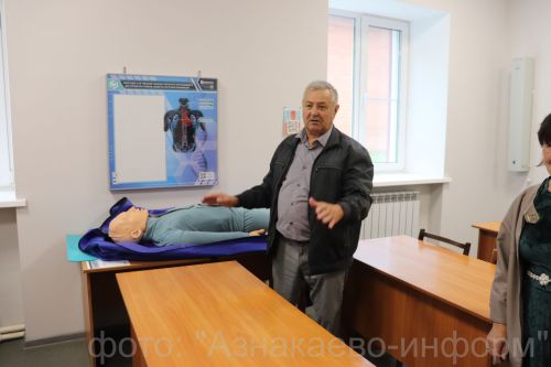 Азнакаевские ветераны в гостях у пожарных: тёплая встреча в части № 24