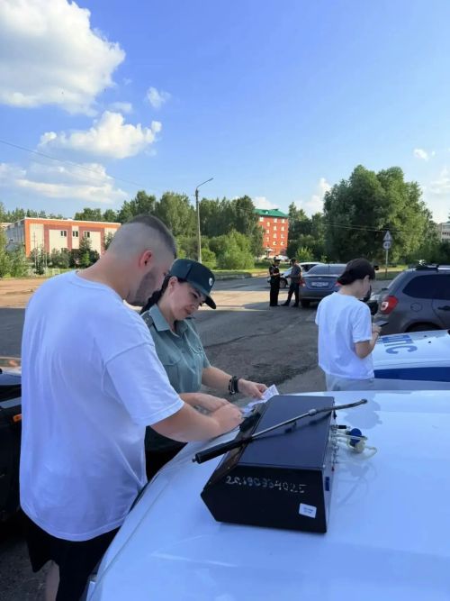 Совместный рейд ГИБДД и экологов в Азнакаевском районе: итоги проверки выхлопов