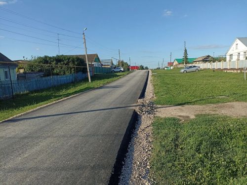Как меняется район: в Балтачево завершили работы по улучшению улично‑дорожной сети