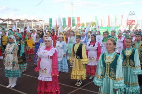 Торжество на стадионе «Юбилейный»