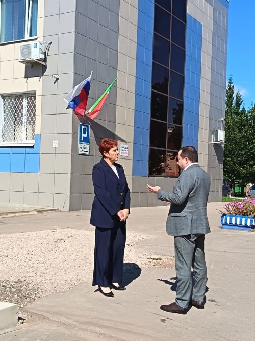 Рабочий визит управляющего Отделением СФР по Республике Татарстан в Азнакаевский район