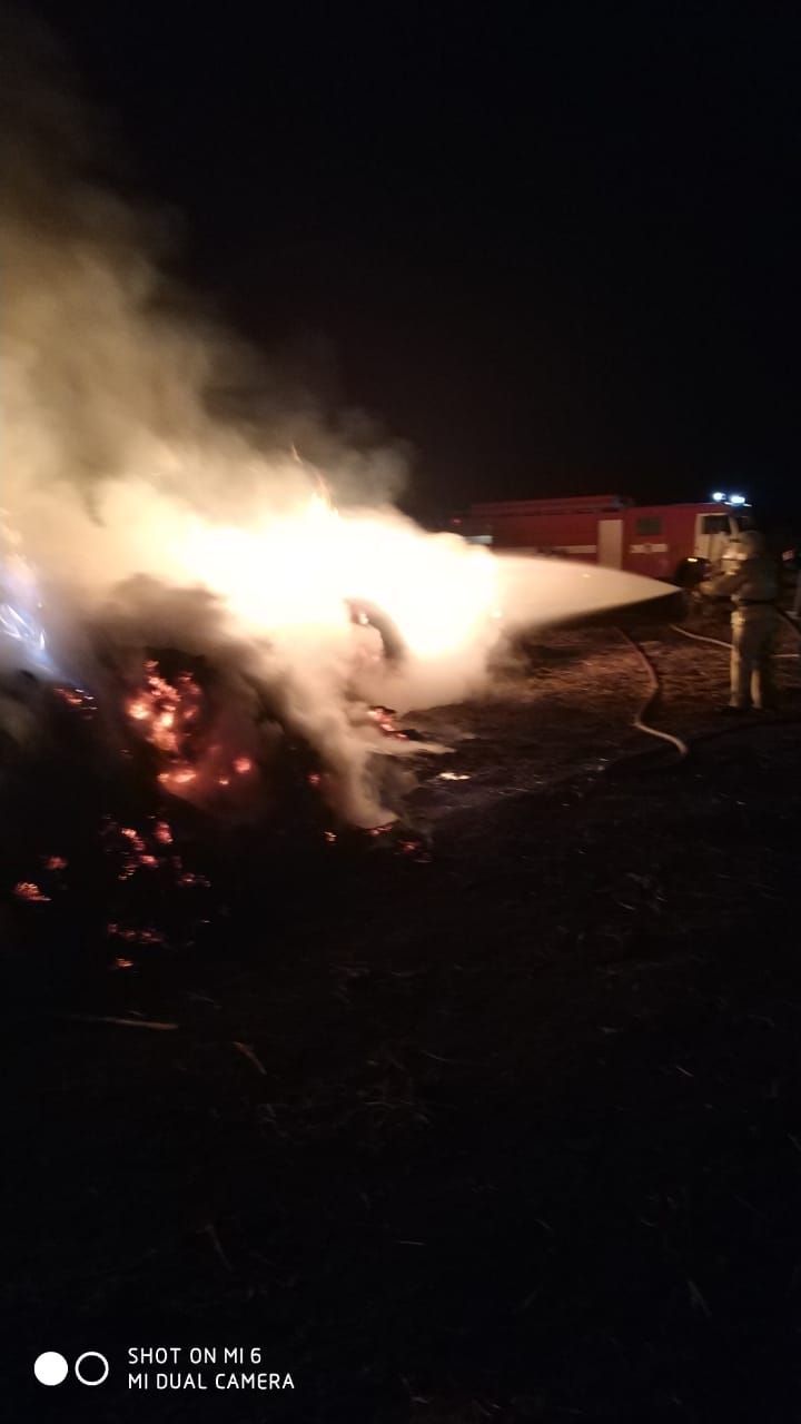 Вчера вечером произошел пожар в деревне Буляк Азнакаевского района