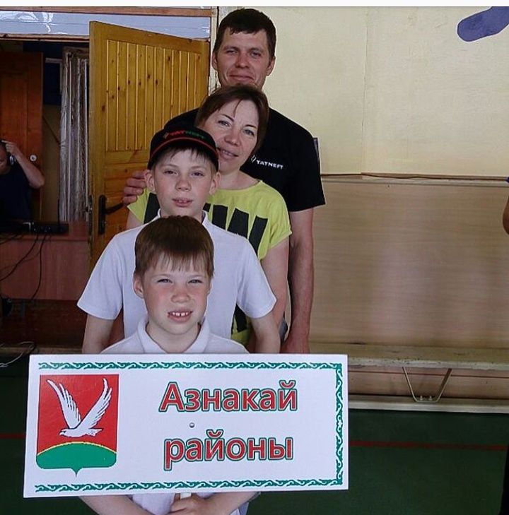 Семья Петрухиных из Азнакаево вернулась с победой с республиканской спартакиады