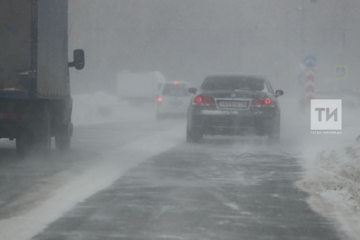 В Татарстане из-за снегопада объявили штормовое предупреждение