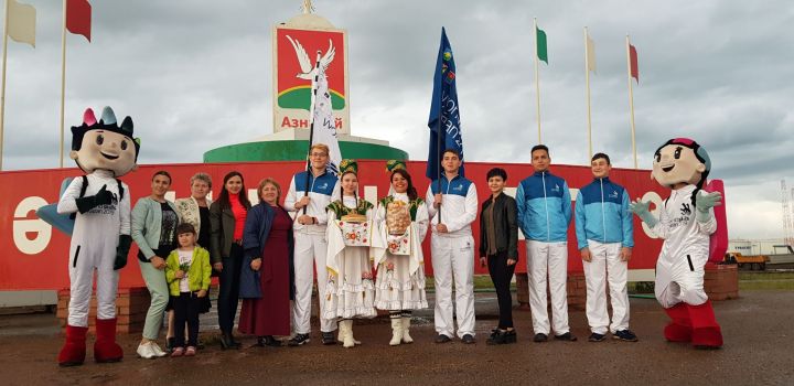 На флаге WorldSkills появился герб Азнакаевского района (ФОТО, ВИДЕО)