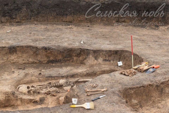 Археологи вывезли останки людей из древнего захоронения