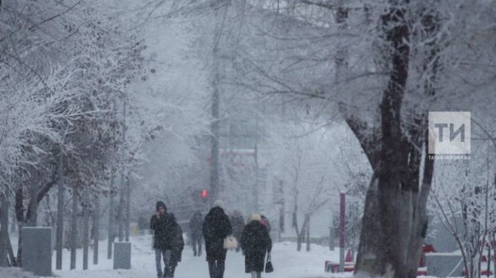 Снежная и умеренно морозная погода сохранится в Татарстане