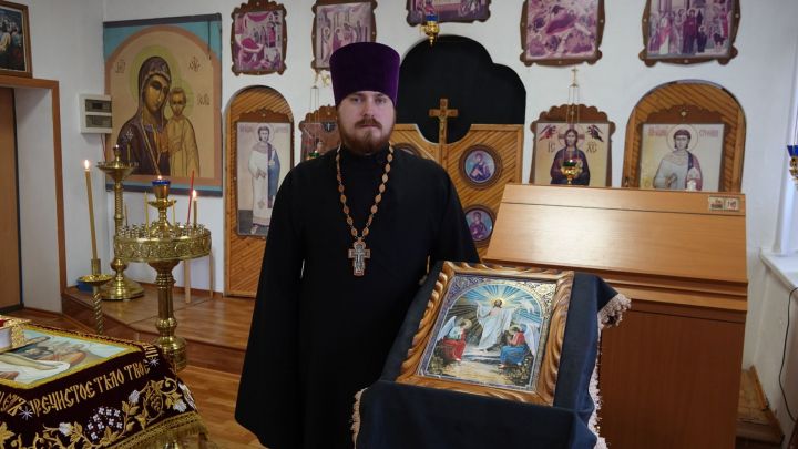 Настоятель Азнакаевского прихода Отец Георгий обратился к прихожанам в канун праздника Пасхи