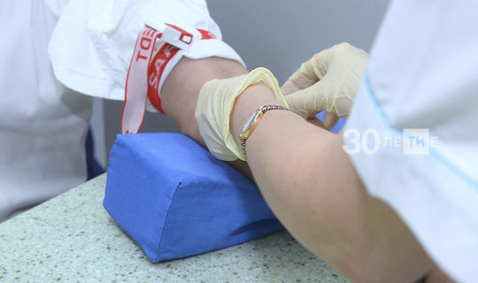 Ежегодно донорами крови в Татарстане становятся 33 тысячи человек