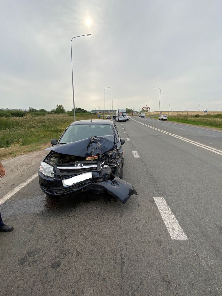 В Азнакаево в ДТП пострадали двое детей