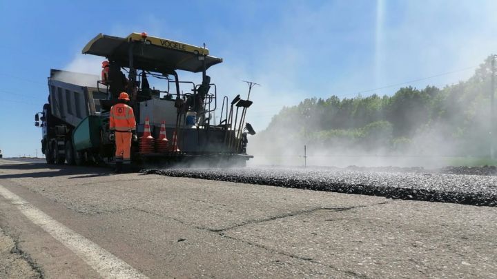 В Татарстане по нацпроекту выполняется ремонт автодороги «Азеево-Черемшан-Шентала»