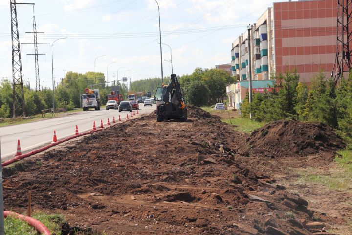 Азнакайның Шәйхетдинов микрорайонында юллар киңәйтелә