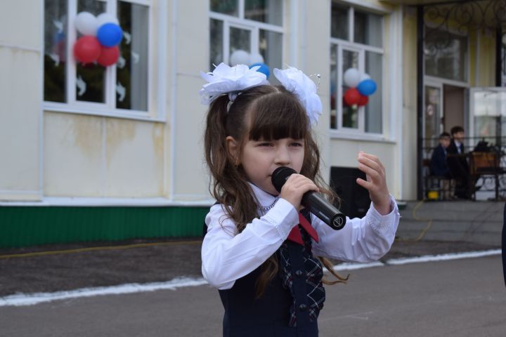 В Азнакаевский лицей на День знаний пришли дядя Федор и его друзья