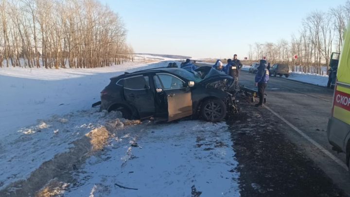 В аварии на Азнакаевской дороге есть пострадавший