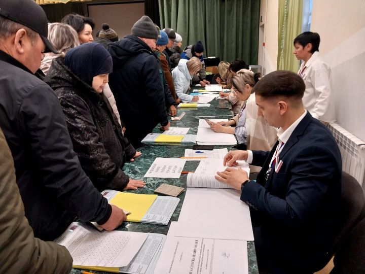 Азнакаевцы проявили большую активность на выборах