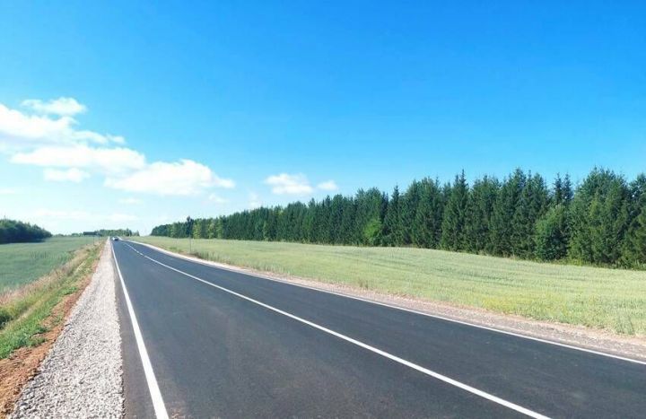 Дорога стала комфортнее и безопаснее: В Камско-Устьинском районе завершили ремонт участка трассы «Казань – Ульяновск»