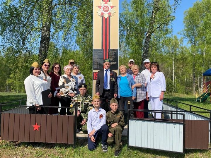 В село Сапеево и  деревне Мачаклыбаш прошли  праздничные мероприятия по случаю  Дня Победы.