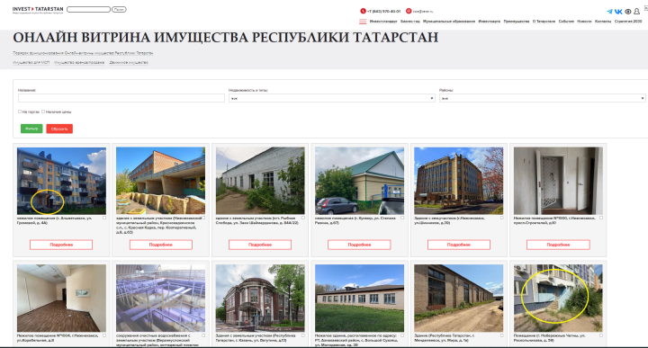 В Татарстане запущен цифровой сервис «Витрина имущества» для привлечения инвестиций