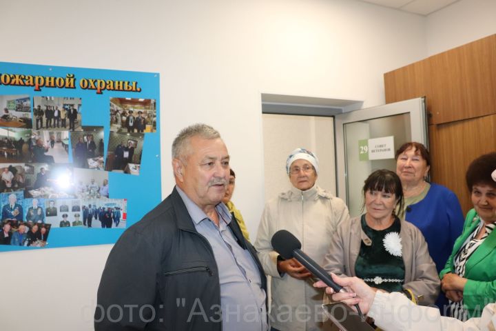 Азнакаевские ветераны в гостях у пожарных: тёплая встреча в части № 24