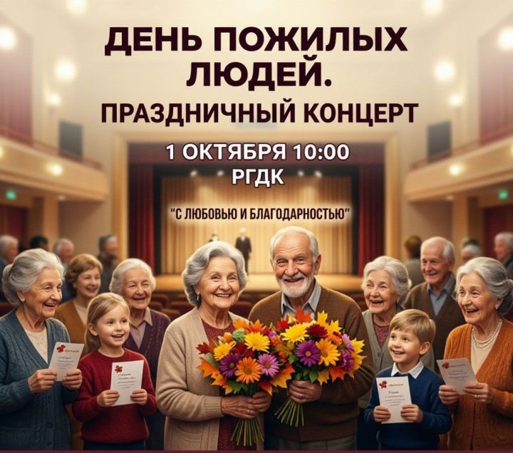 Концерт к Международному дню пожилых людей