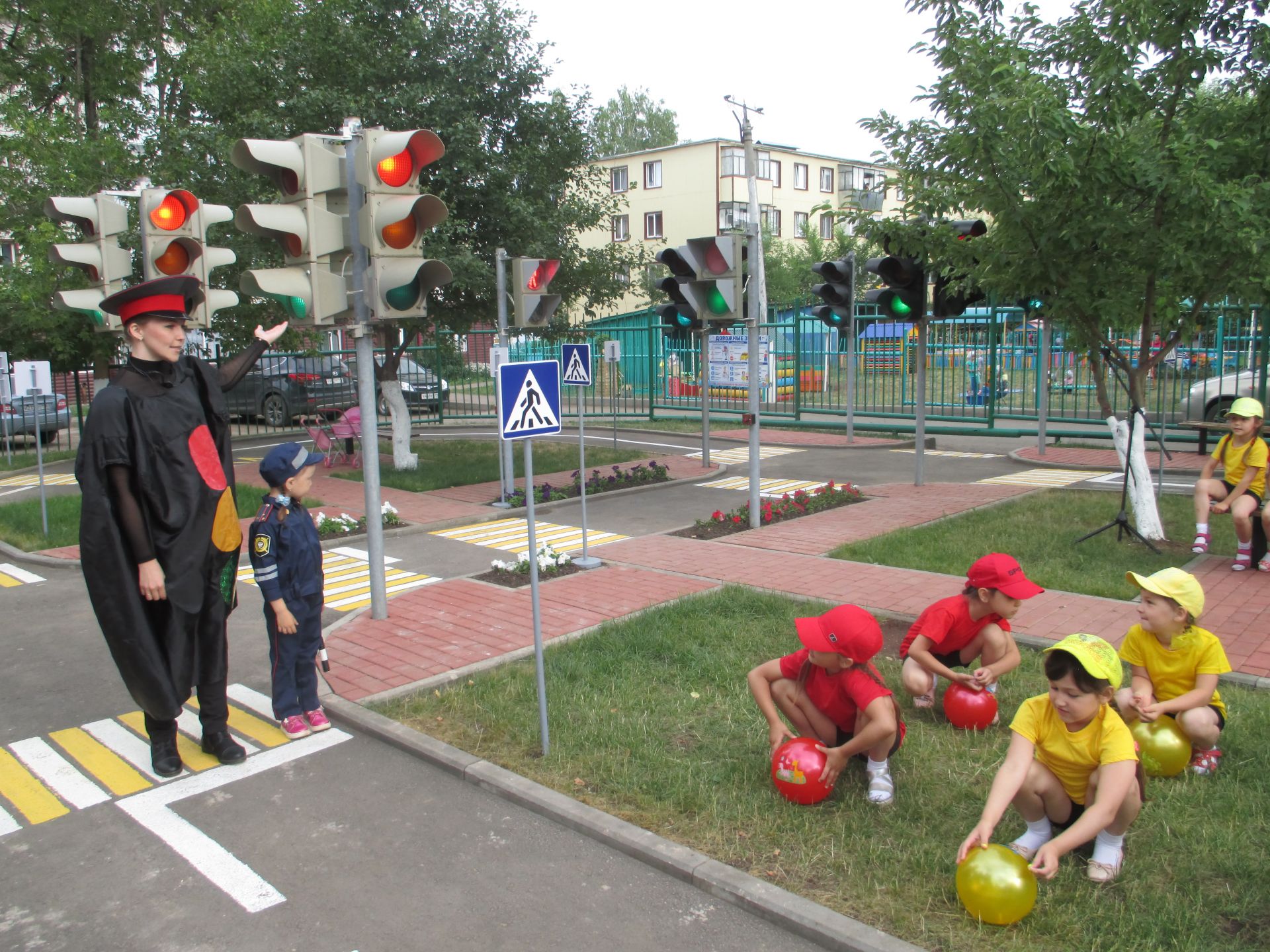 В детском саду «Теремок» города Азнакаево открылся автогородок