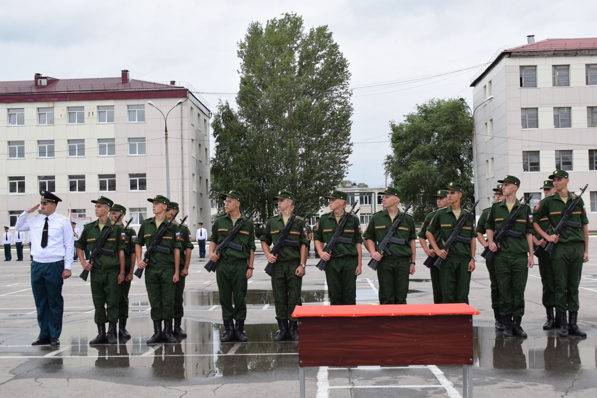 Новобранцы из Азнакаево приняли присягу в Самаре