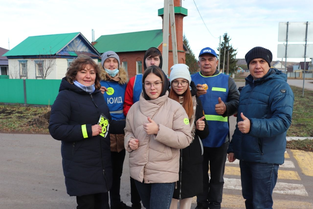 В селе Сапеево Азнакаевского района большое внимание уделяется и пешеходам