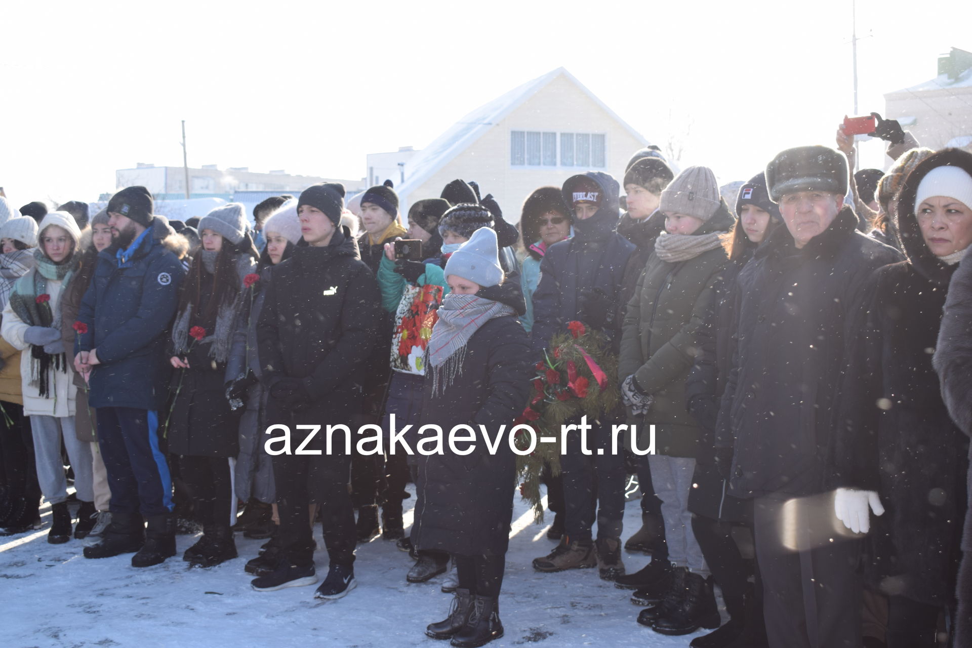 В Азнакаево прошел митинг, посвященный Дню памяти о россиянах, исполнявших служебный долг за пределами Отечества