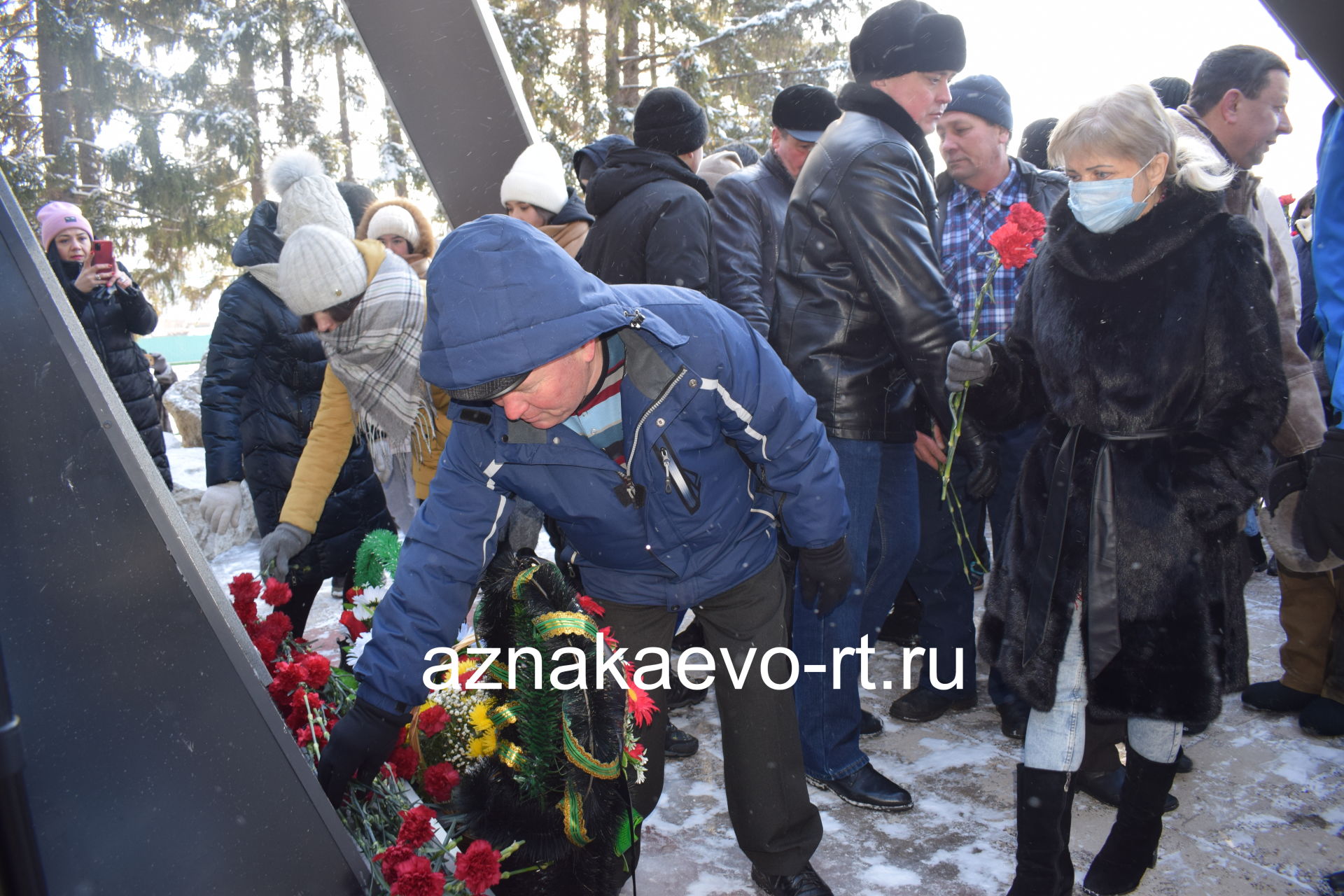 В Азнакаево прошел митинг, посвященный Дню памяти о россиянах, исполнявших служебный долг за пределами Отечества