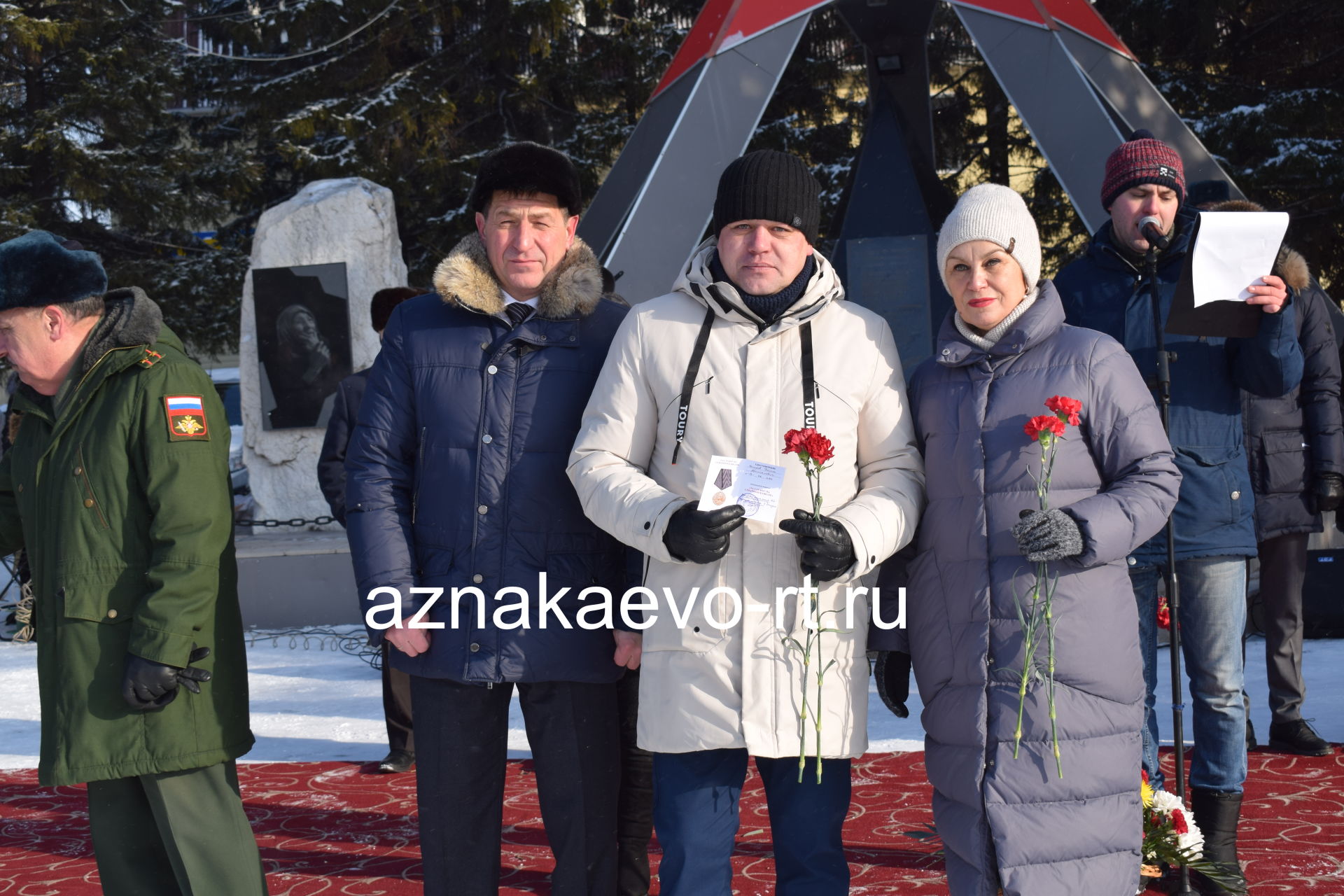 В Азнакаево прошел митинг, посвященный Дню памяти о россиянах, исполнявших служебный долг за пределами Отечества