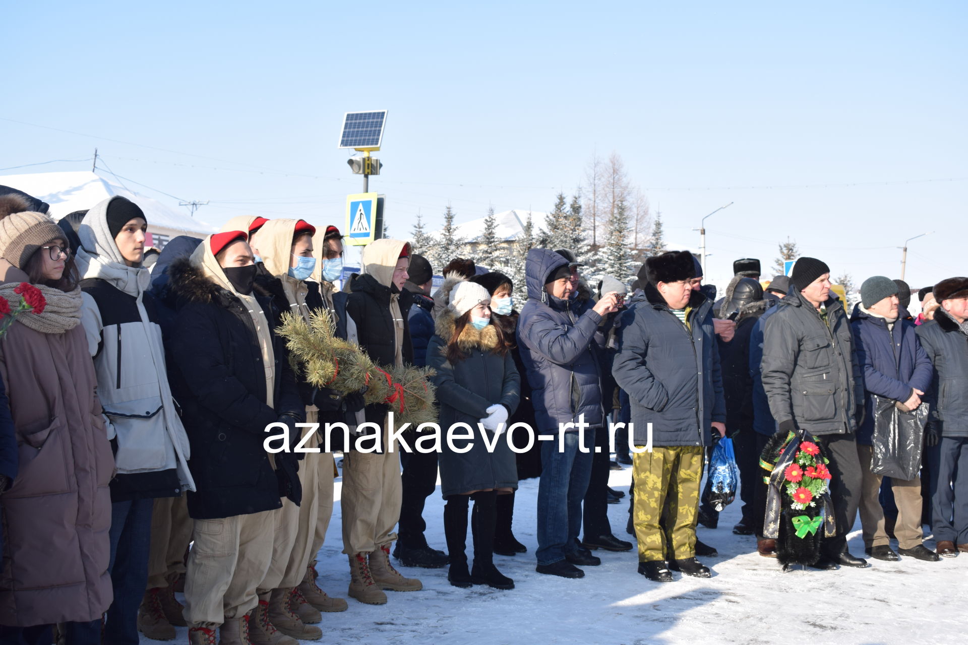 В Азнакаево прошел митинг, посвященный Дню памяти о россиянах, исполнявших служебный долг за пределами Отечества