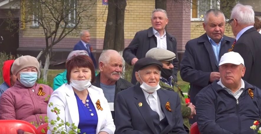 В поселке Актюбинский праздновали День Победы