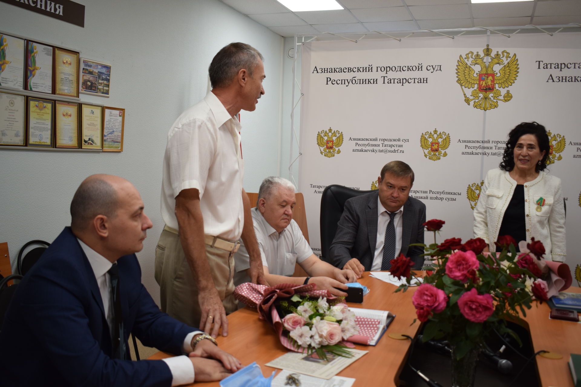 Азнакайда Атказанган юрист, озак еллар шәһәр судын җитәкләгән Мөсфирә Әбдрәшитованы хөрмәтләделәр