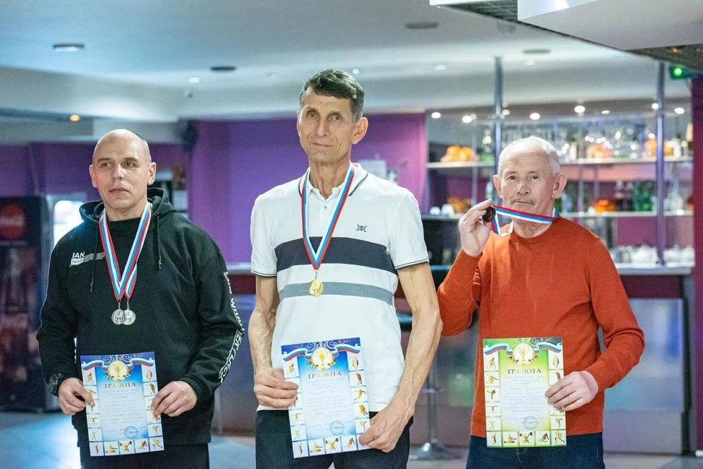 Азнакаевцы привезли медали с Первых Всероссийских игр Паркинсона 