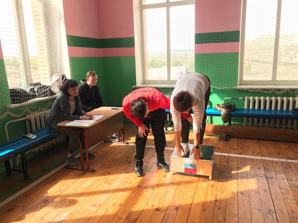 В Азнакаевской школе №9 организовали сдачу нормативов ГТО
