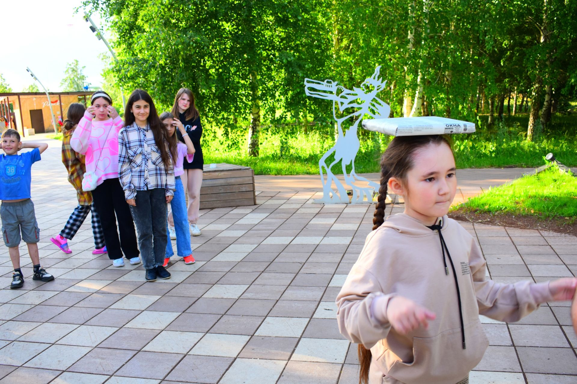 В Азнакаево для детей провели  «Наше спортивное лето»