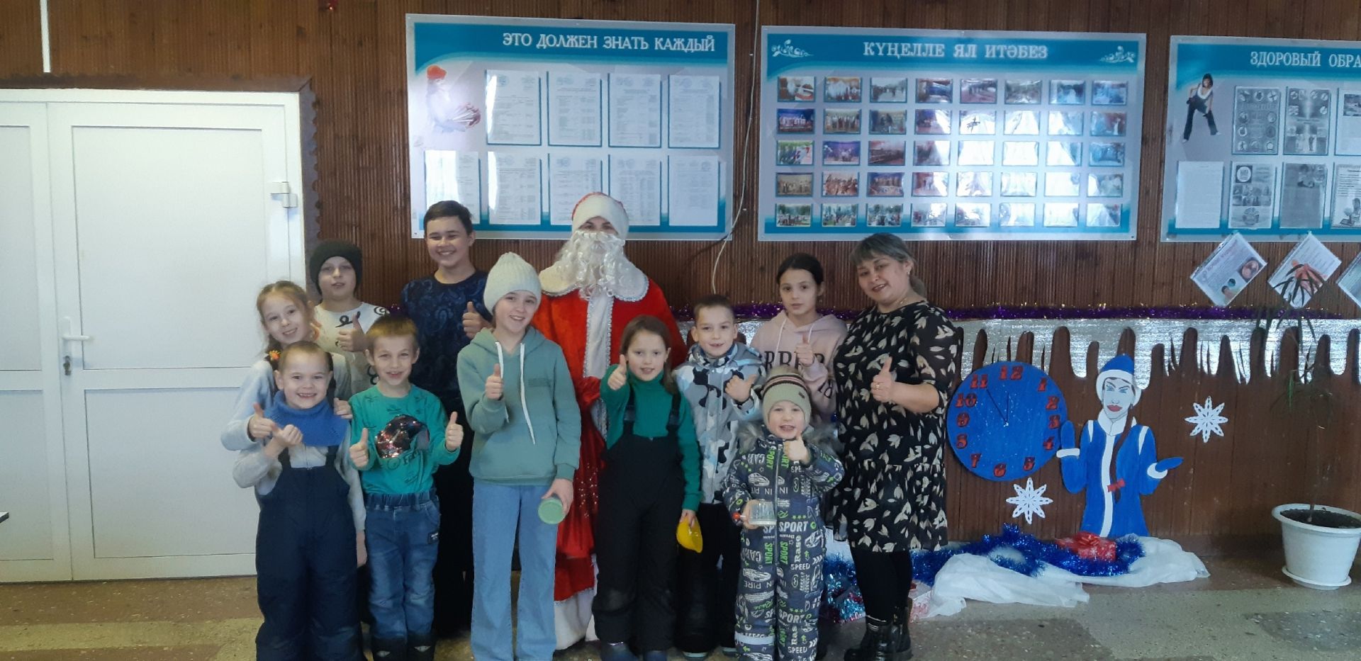 В сельских домах культуры Азнакаевского района прошли новогодние забавы для детей