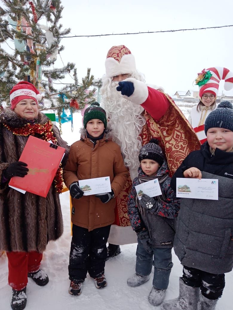 Азнакайның Монолит микрорайонында узган Чыршы бәйрәме уеннарга бай булды