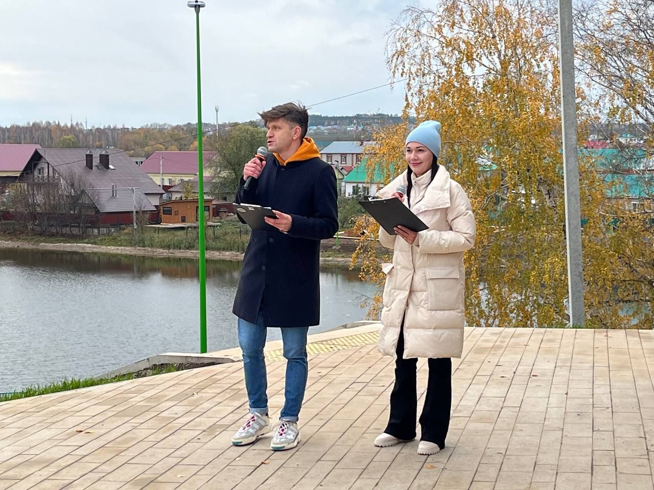 В Азнакаево прошло торжественное открытие набережной после благоустройства