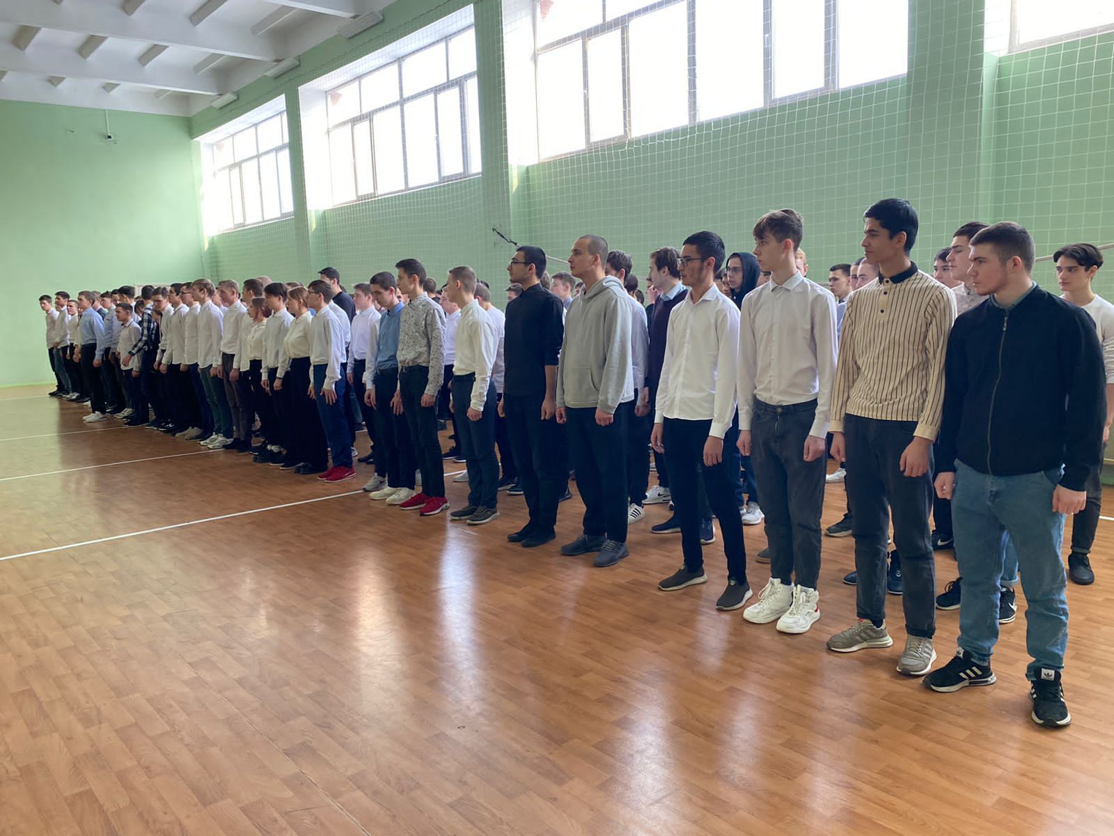 Азнакаевские студенты продемонстрировали мастерство строевой подготовки