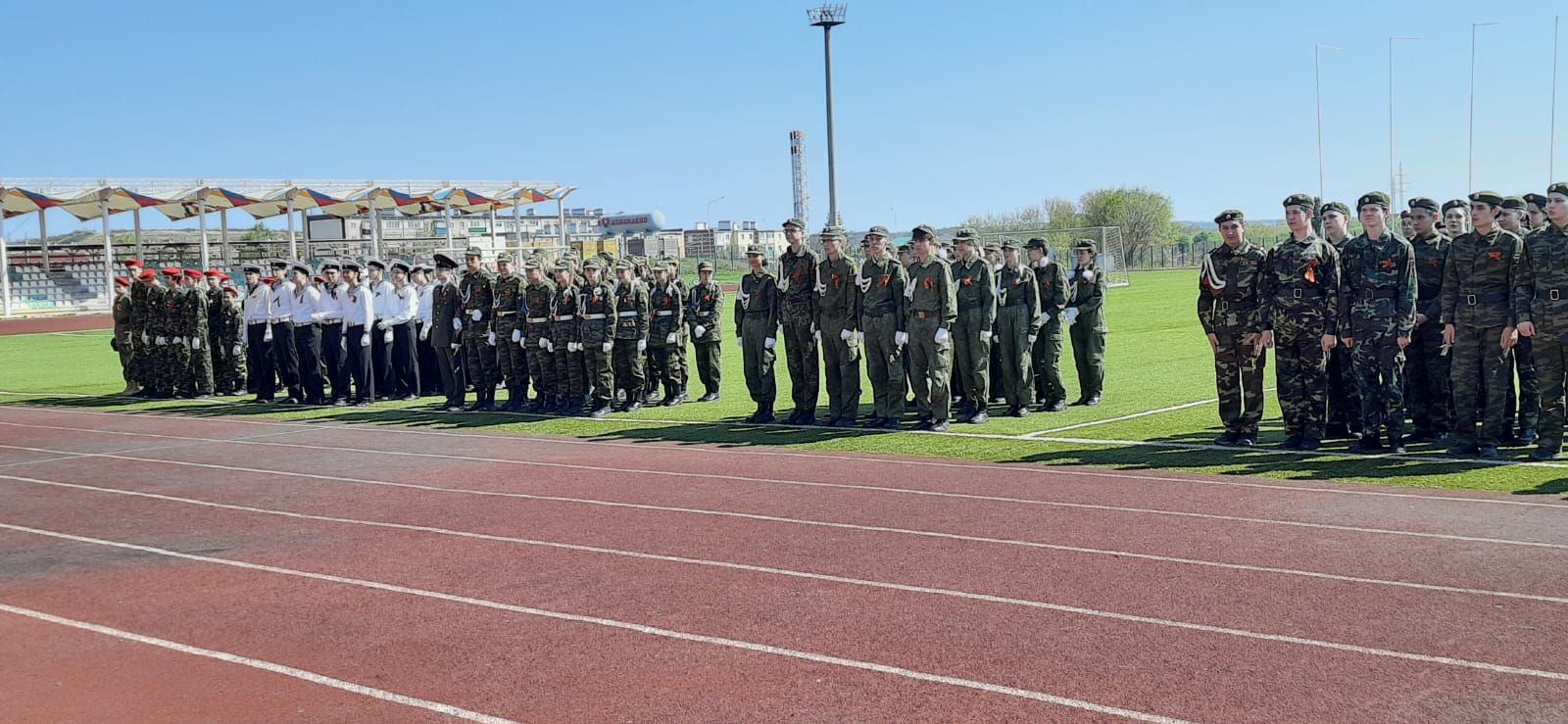 В Азнакаево прошел конкурс военной песни и строя