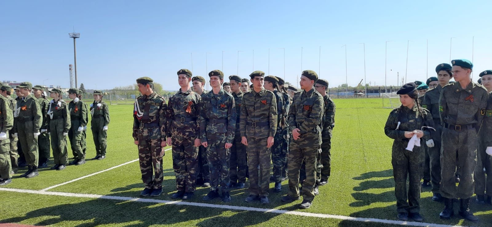 В Азнакаево прошел конкурс военной песни и строя