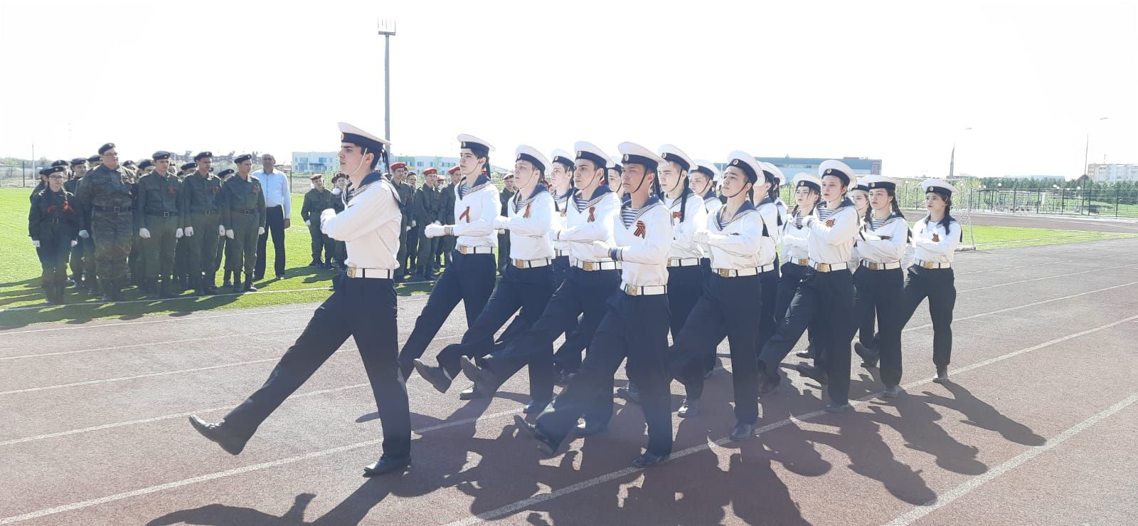 В Азнакаево прошел конкурс военной песни и строя