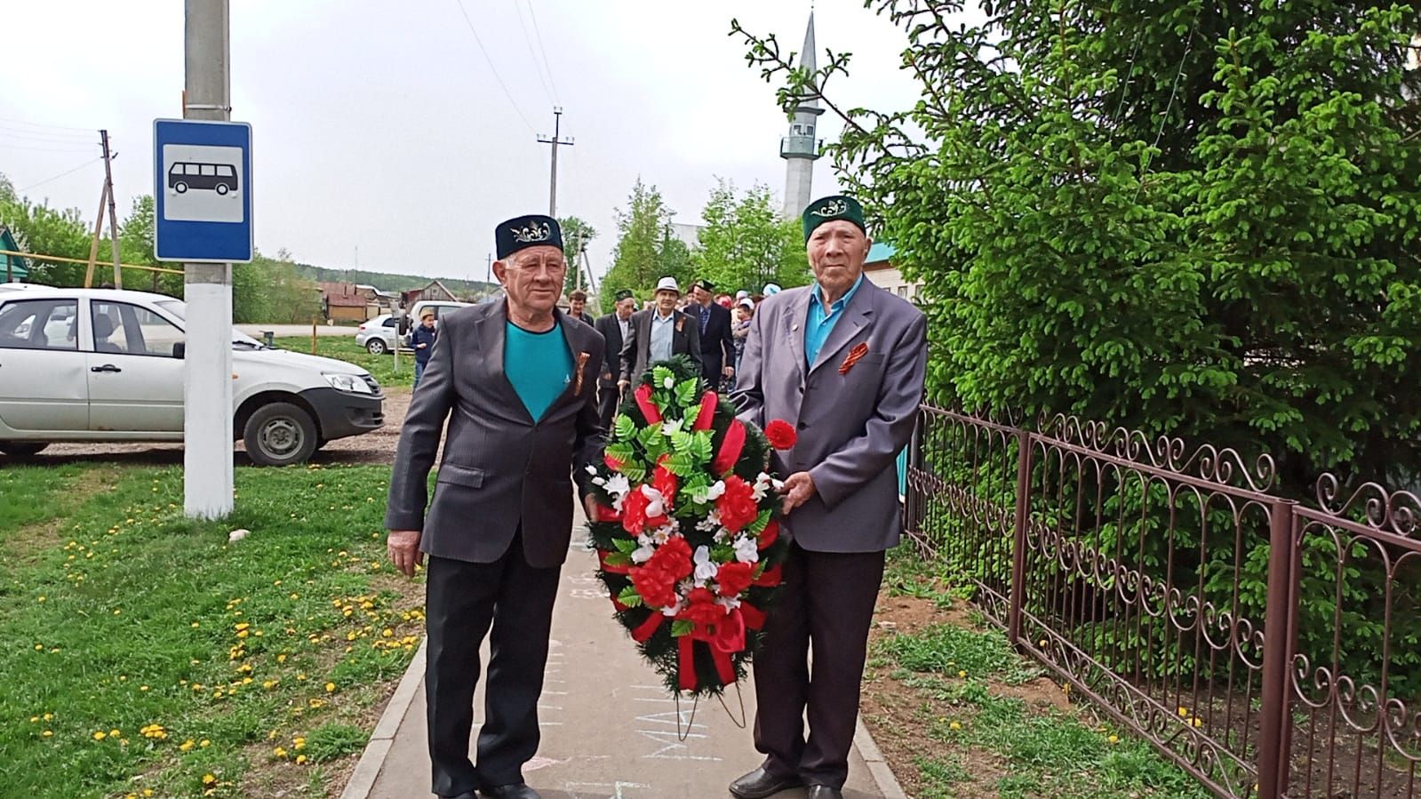 В селе Татшуган отметили 78-ю годовщину Великой Победы