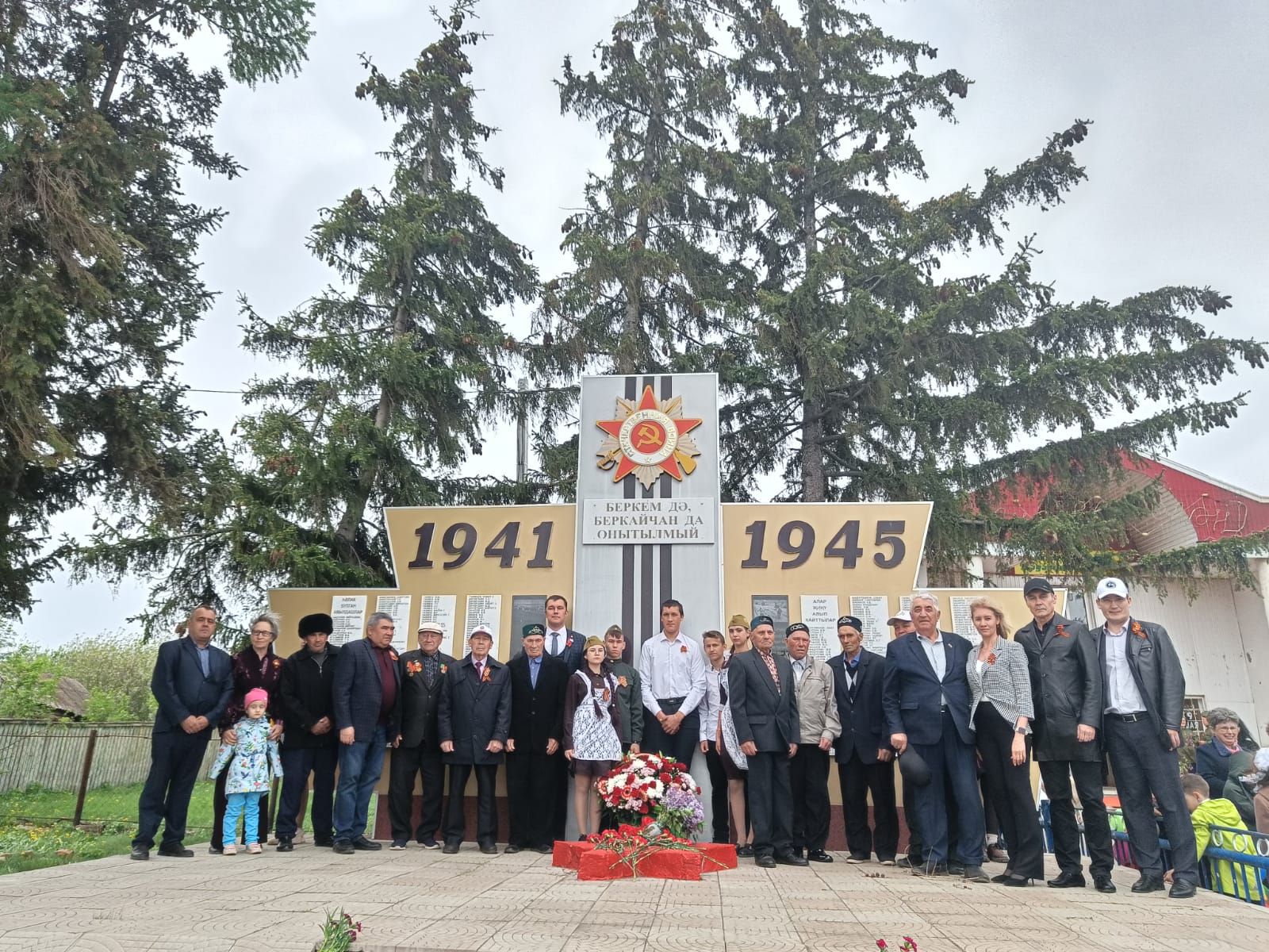 В селе Мальбагуш прошел праздничный митинг